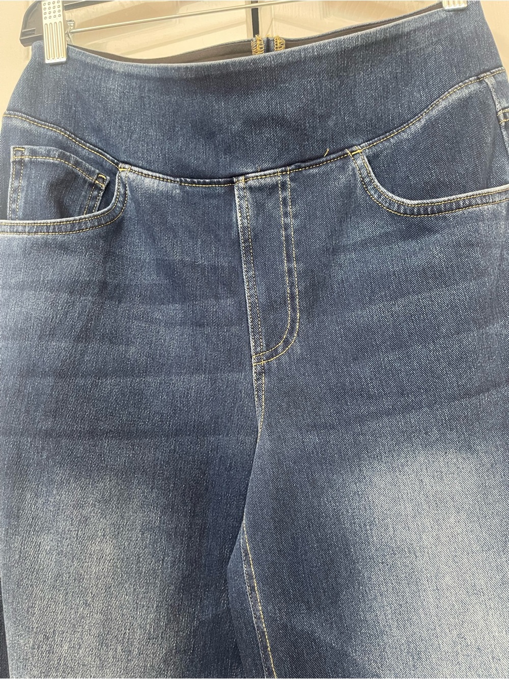 NWT Halara Women’s Flex High Waisted Pockets Wide Leg Jeans Size Med Petite - Picture 5 of 8